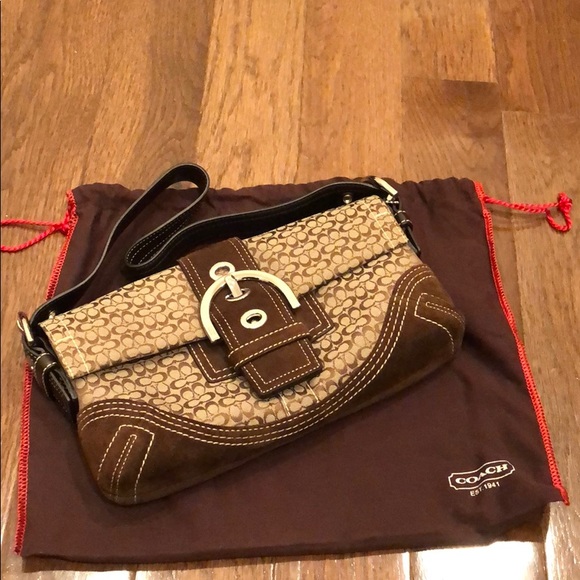 Coach Handbags - Brown coach shoulder bag.